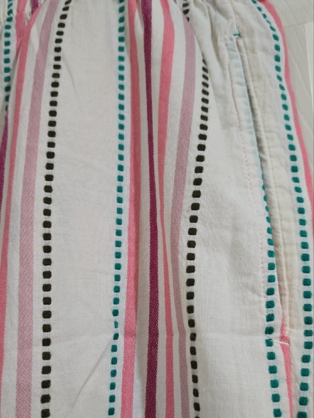 NWT-LOFT Pink Striped Pants - Picture 3 of 9